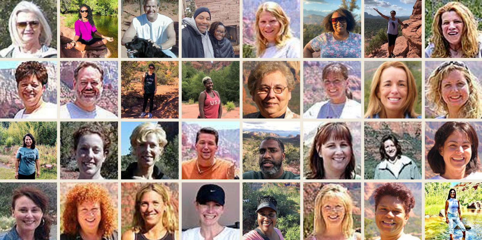 testimonial collage Group picture of grads