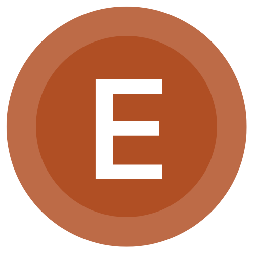 Letter E
